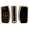 XFVD7 Tpu Car Key Case Cover For For Ford Focus 2 MK2 Fiesta Mondeo Galaxy Falcon Territory Ecosport Kuga Escape Key Fob Case Keychain