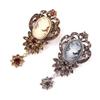 Color Vintage Cameo Boutonniere Rhinestone Brooch Pin Fashion Accessories Christmas Gift Jewelry