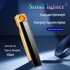 Compact USB Rechargeable Pull-Down Tungsten Wire Lighter with Custom Logo