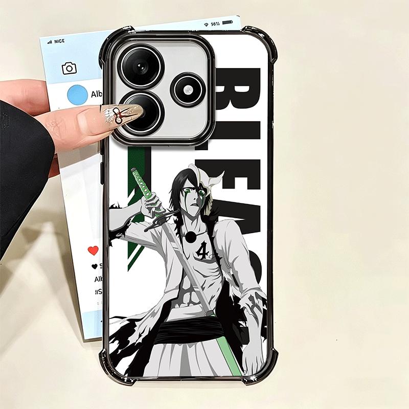 Аниме Блич Дизайн Покрытие Чехол для Телефона Для Xiaomi Poco X5 X6 X7 X8 Pro Max F8 Ultra F7 M8 M7 M5S Redmi 15C 15 14C 13C 13 X3 12C
