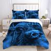 3D Skull Printing Bed Cover King Size Polyester Bed Clothes Design Soft  High Ranking Home Bedclothes