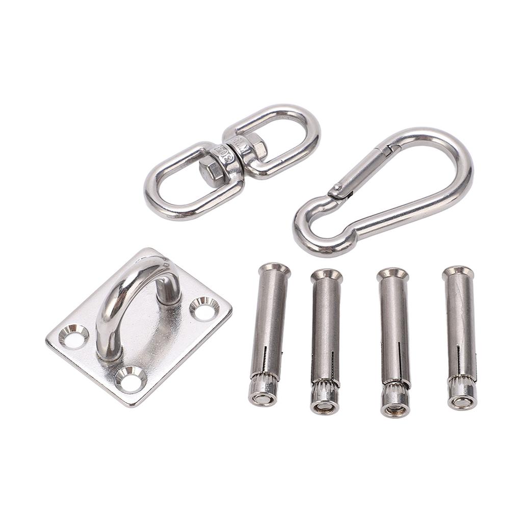 Подвесной комплект для гамака из нержавеющей стали для потолка, грузоподъемность 551 фунт, крюк для подвешивания гамака для йоги, качелей