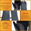 Перчатки extreme fire and heat resistant кожаные перчатки с алюминиевой фольгой изолированные подходят для барбекю, аргонодуговой сварки, MIG