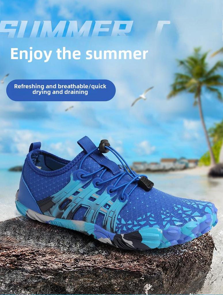 Новые легкие мужские и женские туфли для плавания по реке, пляжа и походов. Нескользящая и скоростная конструкция.