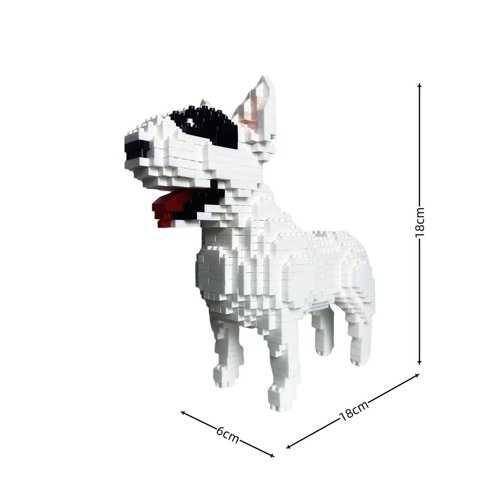 Knew Built Poodle Dog Micro Mini Construction Blocks Toys: Cute Doberman Pinscher Ideal Pet Lover Present Chow Chow Bullhead