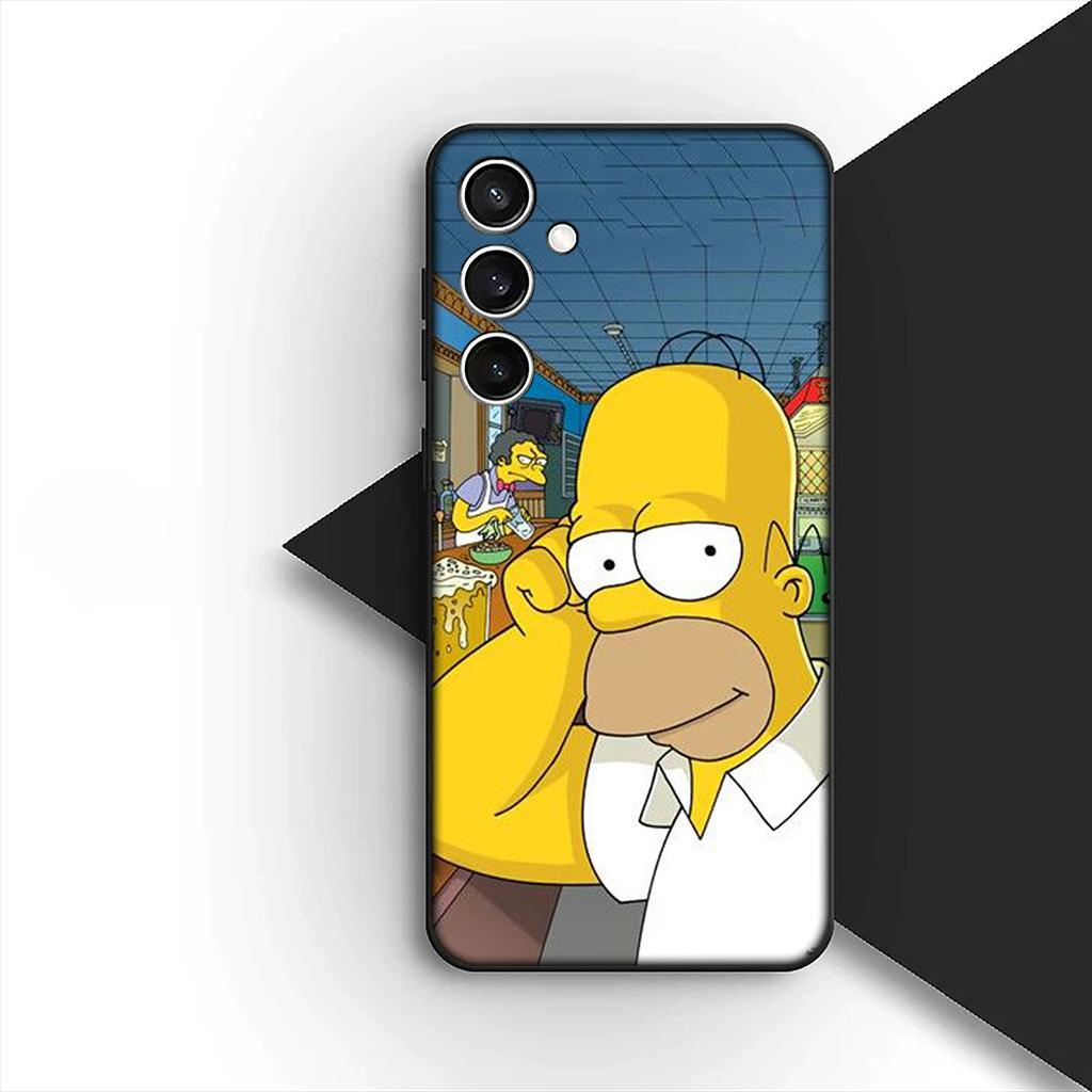 Чехол для Motorola Moto G86 G57 E14 E15 G14 G34 G67 G84 G24 A54 G15 Power E22 Корпус Чехол для телефона Мультяшный Аниме S-Симпсоны
