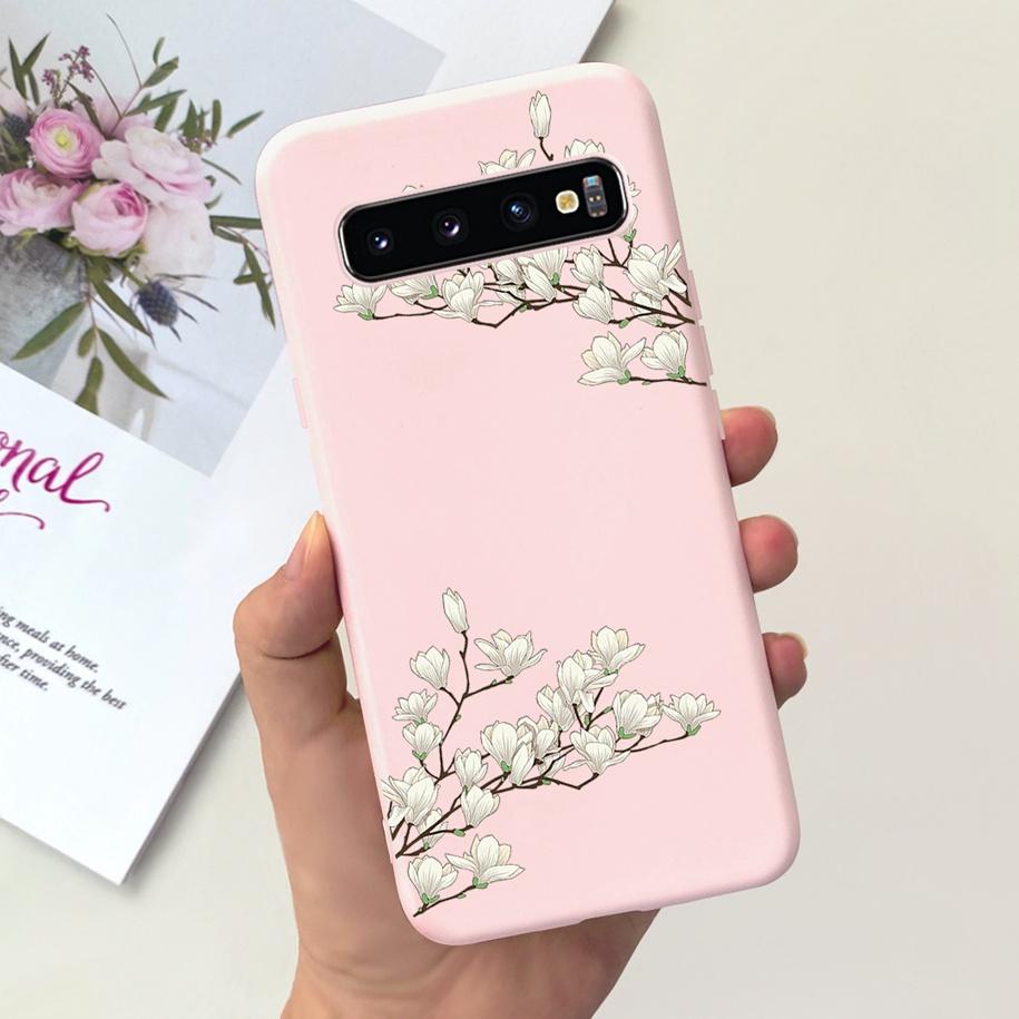 For Samsung S10 Plus SM-G975F Case Cute Dinosaur Duck Cartoon Soft Silicone Phone Cover For Samsung Galaxy S10 S10e G973F Bumper