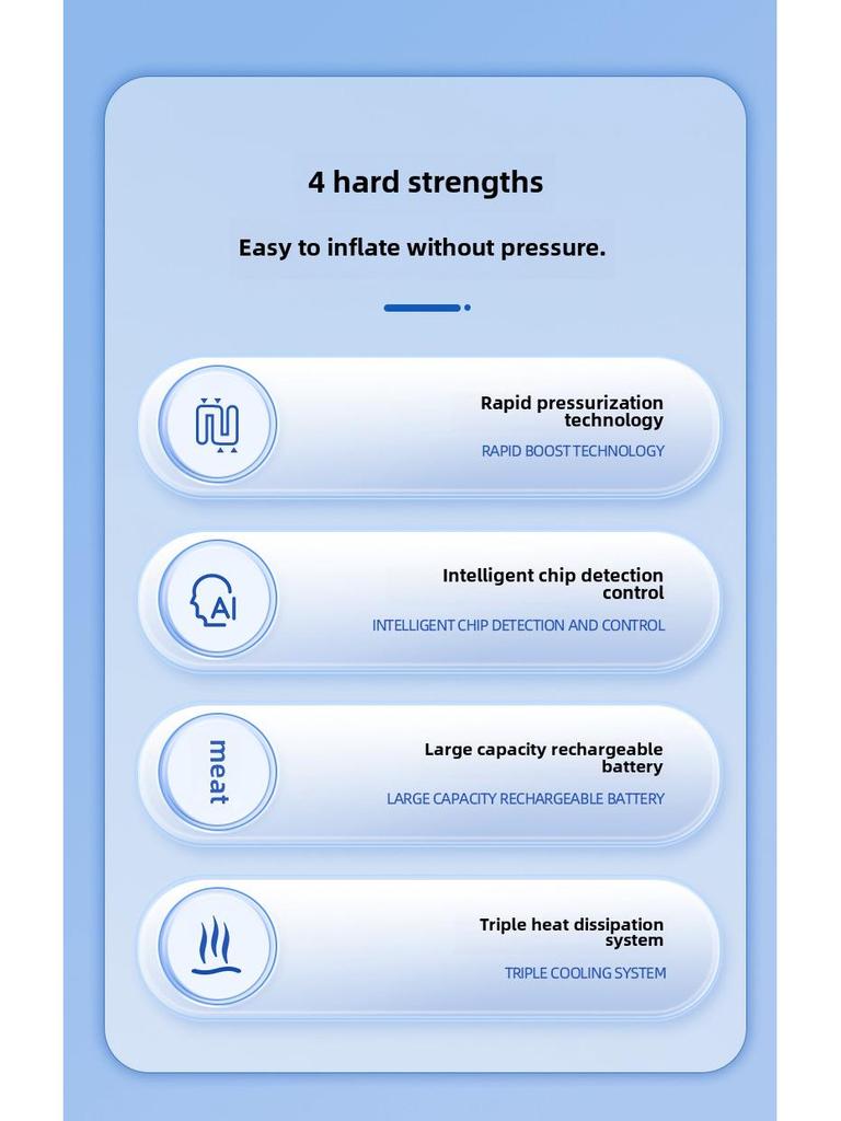 Portable Wireless Handheld Car Air Pump for Universal Electric Car Battery