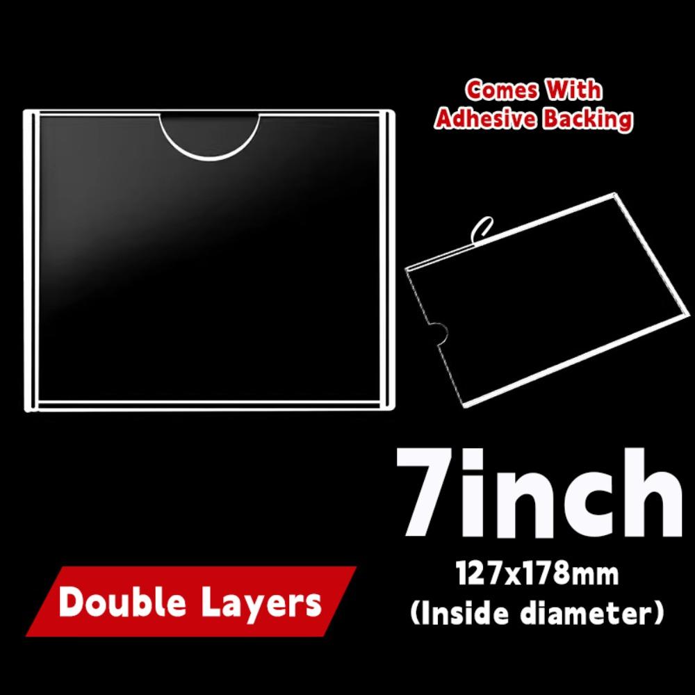 Самоклеящаяся фоторамка Прозрачный держатель для карточек Высококачественный держатель для табличек Подставка для карточек