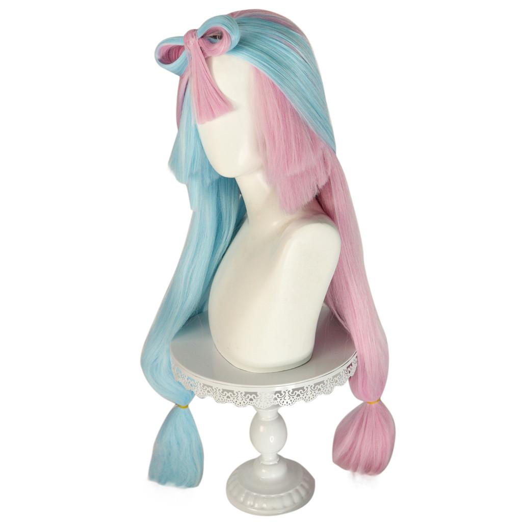 Pokmon Scarlet And Violet Iono Cosplay Wig With Hightemperature Silk For Anime Costumes And Cosplayers