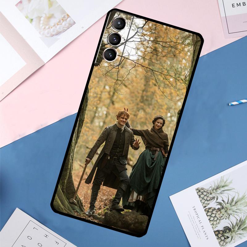 Чехол для телефона Samsung Galaxy S24 Ultra S20 S21 S22 S23 S25 Ultra S9 S10 Plus S25 FE с изображением из сериала «Чужестранка» Задняя крышка