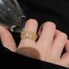 Stylish And Versatile Hollowed Flower Ring Perfect For Everyday Wear In 2024