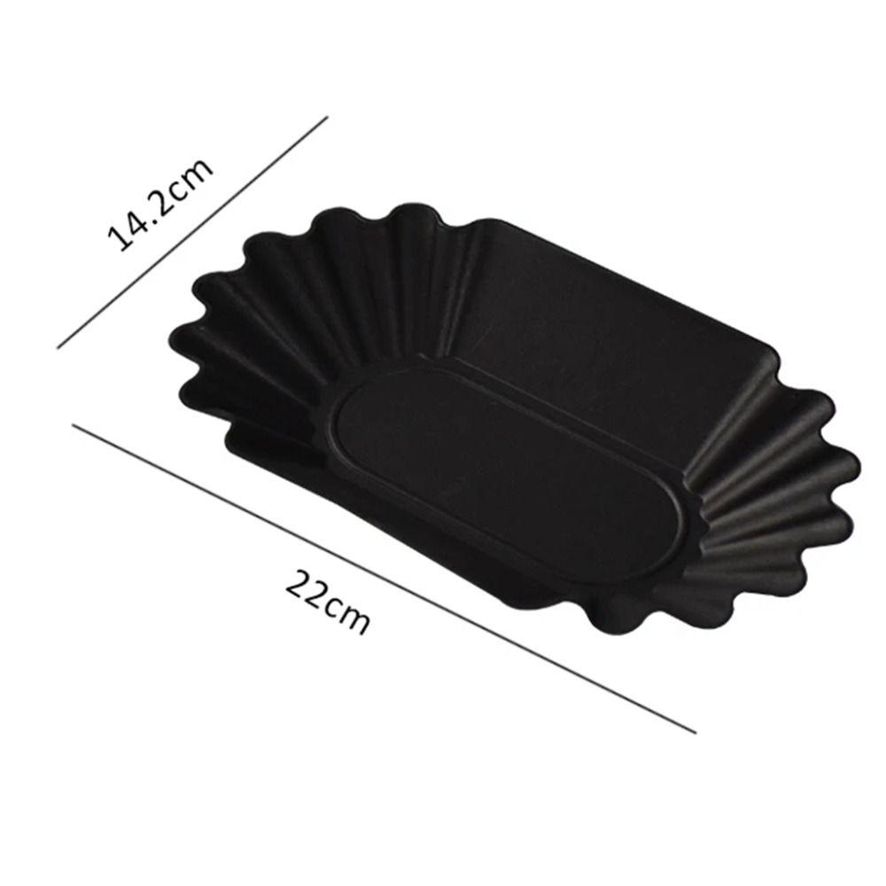 22.3x13x3.5cm Coffee Bean Tray Oval Snack Serving Tray Sample Display Tray Coffee Beans Display