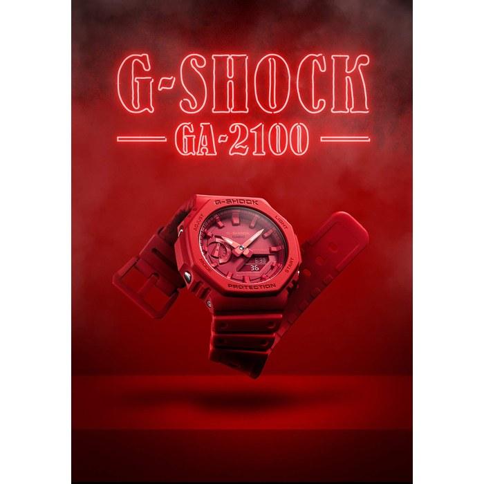 [Casio] G-Shock Carbon Core Guard GA-2100-4AJF Мужские часы, Красные