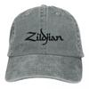 Zildjian дальнобойщики шляпы аксессуары ретро потертая джинсовая кепка Snapback для унисекс стиль регулируемая