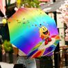 PAC Print Umbrella Automatic Opening/ Closing - Portable Foldable Design - Daily use for Travel/Outdoor - Gift for Birthday