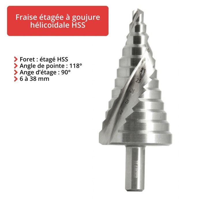 HANGER 153420 Foret etagé 4 à 20mm