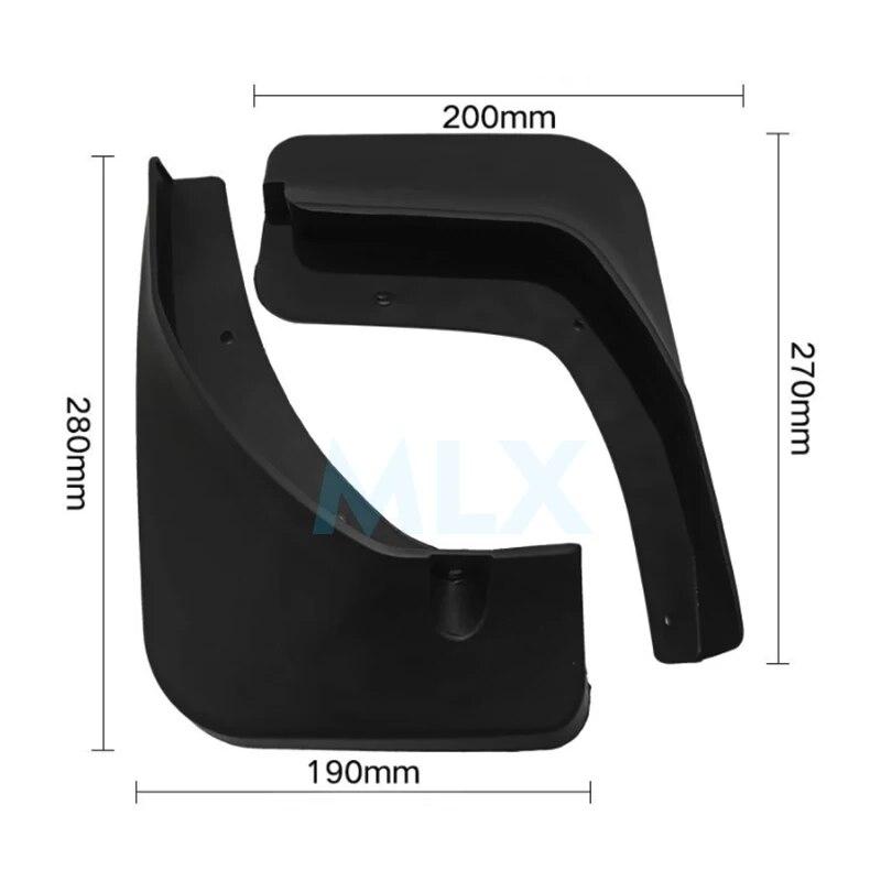 FOR MG ZS EV 2018      Mudguard Fenders Mud Flap Guards Splash Mudflaps Car Accessories Front Rear 4pcs