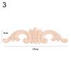 Door Decoration Woodcarving Decorative Corner Appliques Frame Wooden Figurines Crafts Wood Carved