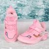 Autumn and Winter New Style Children's Cotton Warm Sports Running Shoes High-top Cotton Shoes Snow Shoes Children's Shoes Basketball Shoes Girl Shoes