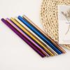 Straight Straw with Brush Tubes Reusable Metal Straw 304 Stainless Steel Drinking Straws Large 12mm Bubble Tea Milkshake Straw
