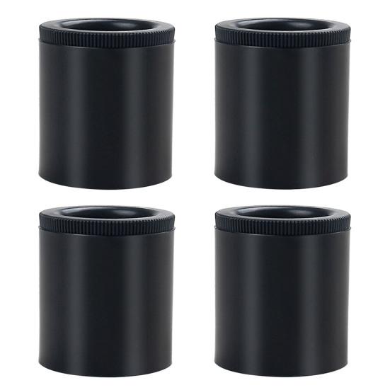 Ножки для шкафа, 4 шт./компл., износостойкие, сильная несущая способность, АБС-пластик, круглая регулируемая по высоте мебельная ножка для дома