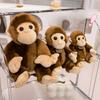 Обезьянка плюшевая игрушка кукла орангутан кукла животное поддельная модель украшение кукла мальчик и девочка детский подарок
