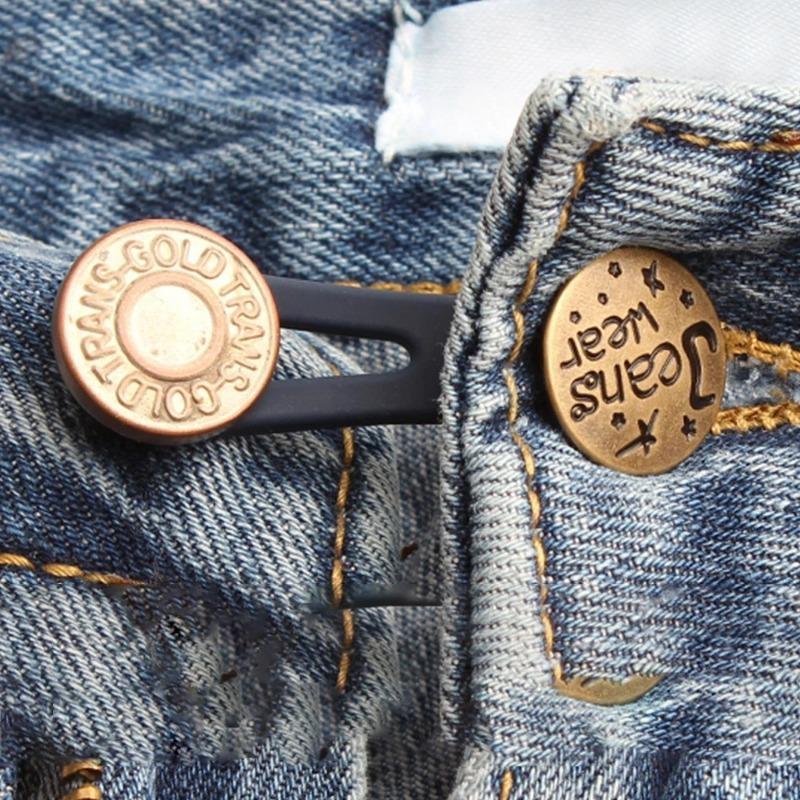 6pcs Waist Expanding Buttons, Staple-Free Removable Buttons, Universal Expanding Buttons for Jeans