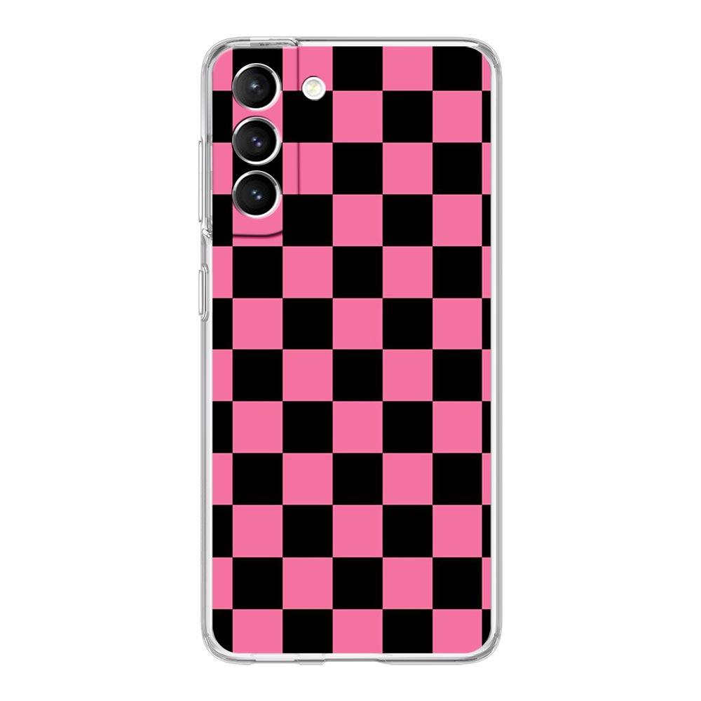 Клетчатый чехол для телефона Samsung Galaxy S23 Ultra S22 5G S20 S21 FE 5G S10E S9 S8 S10 Plus Мягкий прозрачный чехол