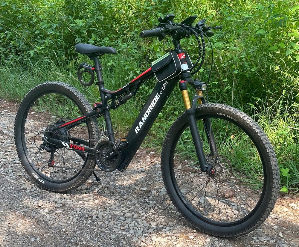 YG90-1000W-Новый 27,5-дюймовый электрический велосипед из алюминиевого сплава с полной подвеской 48 В 17 Ач литиевая батарея MTB Ebike