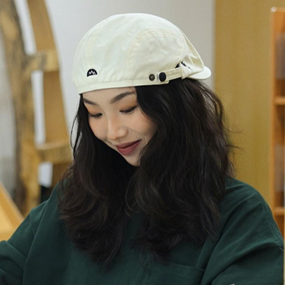 Spring Summer Embroidery Beret Hat Vintage Front Back Wear Newsboy Cap Cotton Soft Flat Hat Outdoor