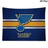 St. Louis Blues Wall Tapestry Aesthetic Wall Hanging Printed Fabric Blanket Decorative Tapestries for Bedroom Living Room Home Decor