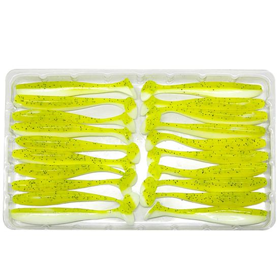 20 шт. 5,5 см светящаяся поддельная мягкая силиконовая искусственная приманка воблер рыбная приманка для плавания