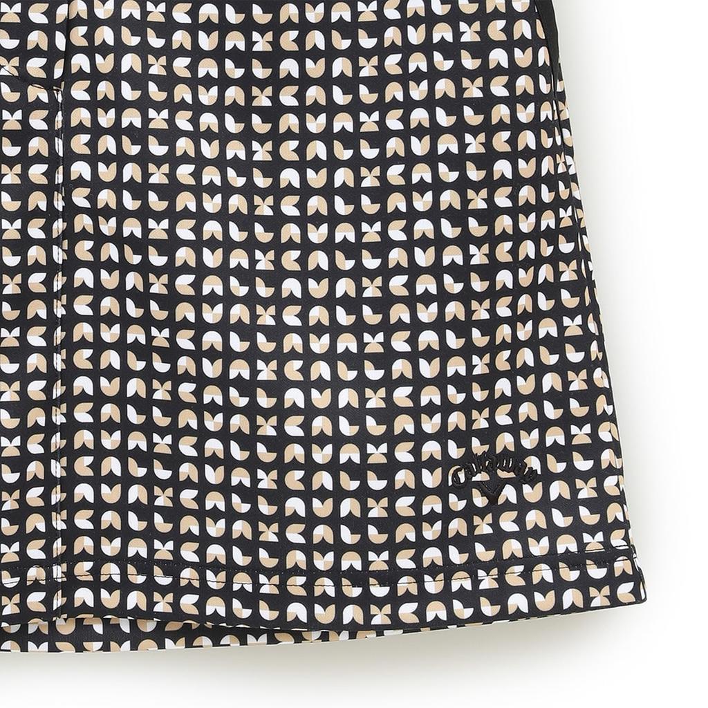 Callaway Skirt Print Cardboard Golf C24128204 SS Women's (Geometric Knit) / / 1010_Black