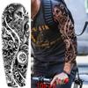 1 PC 480*170MM Full Arm Temporary Tattoo Sticker Sleeve Men Women Fashion Sexy Fake Tattoo Wolf  Lion Tiger Painting Tattoo Skull Angel Tattoo