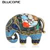 Thailand Elephant Shape Brooch Colorful Enamel Resin Brooches Pins For Women Kids Scarf Clothes Hat Accessories Jewelry