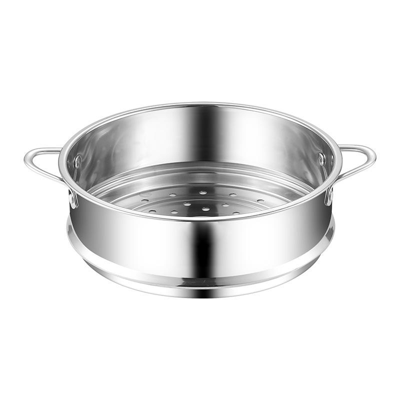 With Handle Food Steamer Multiple Layers Useful Stainless Steel Dumpling Steamer