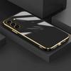 Luxury Plating Square Phone Case For Samsung S22 Ultra S23 S21 Plus S21 FE Case Cover For Galaxy S 21 S22 S20 FE Silicone Case