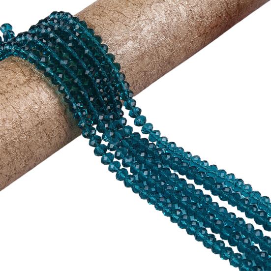 DIY ювелирные аксессуары искусственный кристалл плоские свободные бусины строка домашний декор