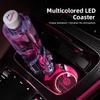 2Pcs Touch RGB LED Car Cup Holder Pad Coaster Accessories For VW GTI Polo Golf MK6 Passat B6 Tiguan Arteon Jetta T-ROC ID.4 CC zk4