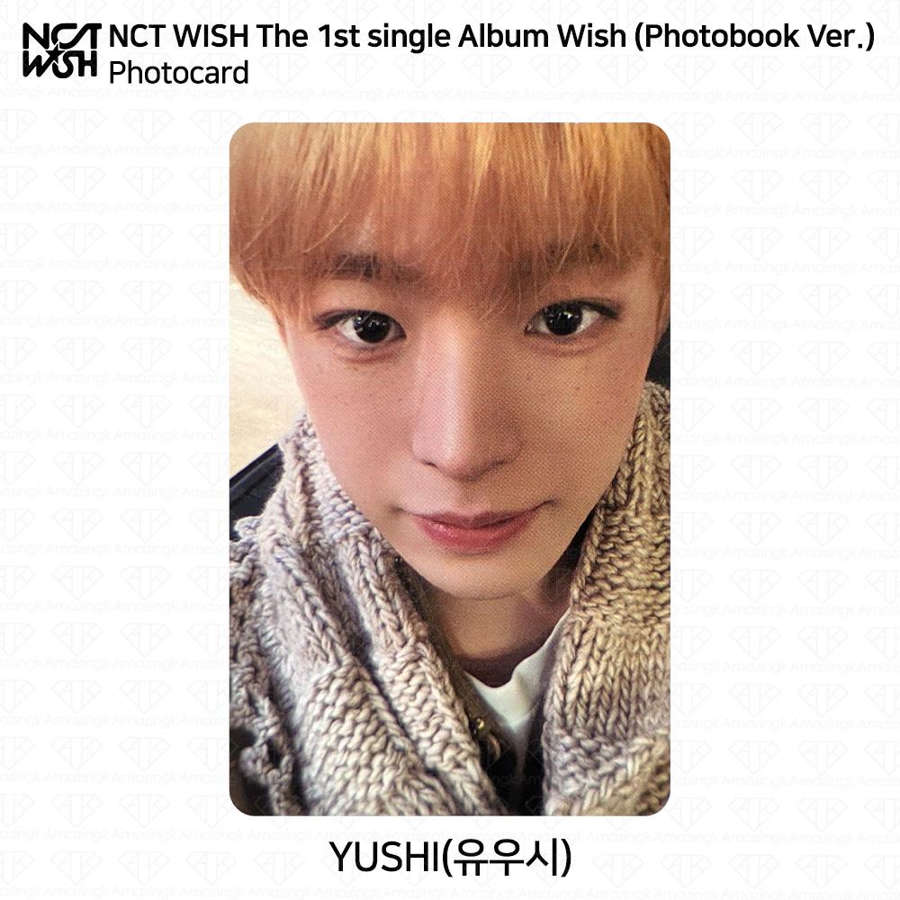 NCT WISH The 1st Single Album WISH Official Photocard Polaroid RIKU YUSHI KPOP