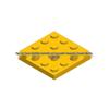 Совместимый планшет 4x4 для строительных блоков MOC, мелкие детали DIY, обучающие аксессуары