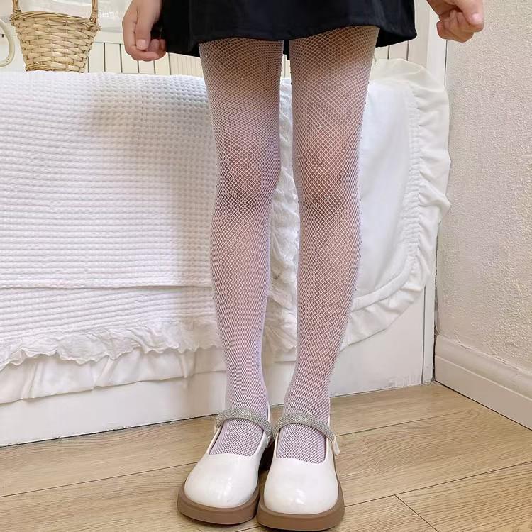 European & American Fishnet Socks with Rhinestones - Women's Fashion Clubbing Colorful Pantyhose