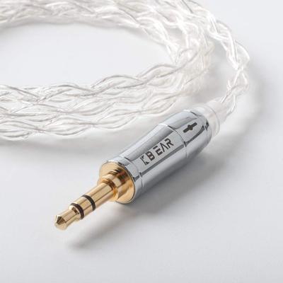 Yinyoo 2pin штекер кабеля наушников KBEAR KBX4904 чистое серебро 4-жильный наушник Recable улучшение качества звука кабель наушников аудио обновление наушников