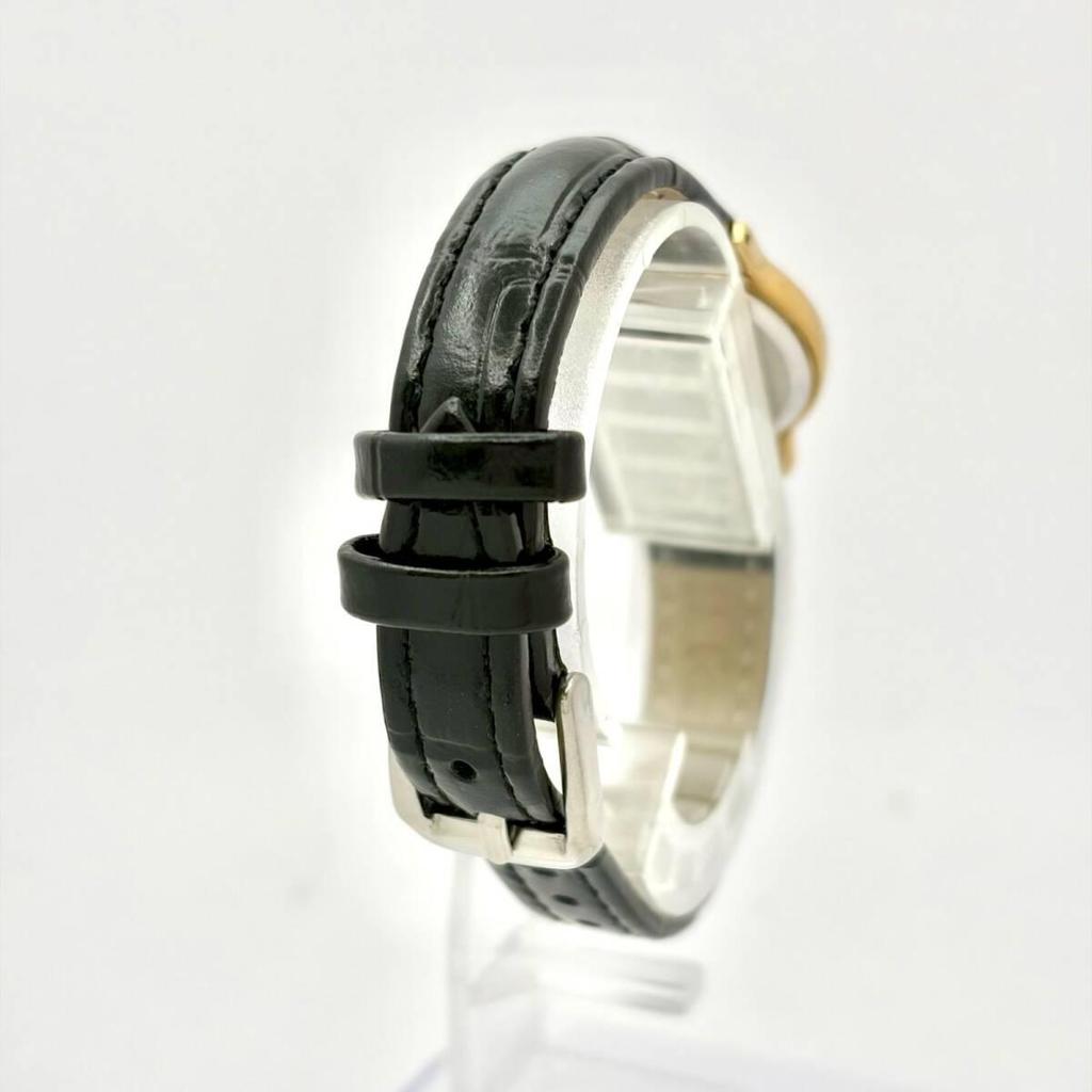 Б/у [Хорошее состояние/Новый аккумулятор] Женские часы SEIKO Exceline Золотые с римскими цифрами 7320-0390 893506 Новый ремешок