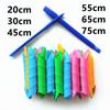 20/30/45/55/65/75cm Hair Curler No Heat Soft Plastic Magic Hair Roller Spiral Round Curls Factory
