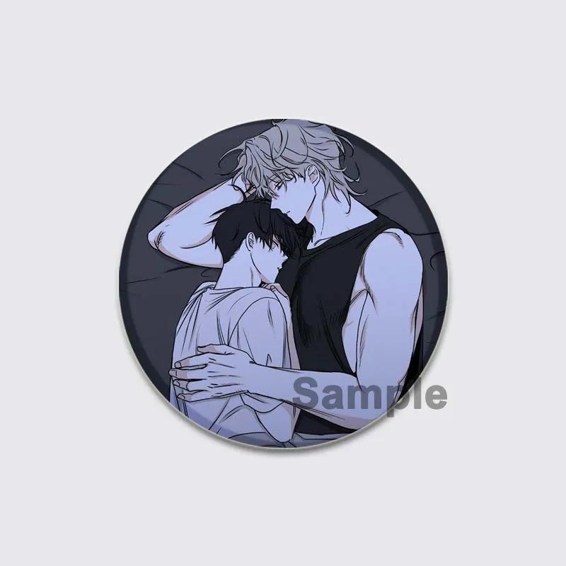 32/44/58mm BL Anime Low Tide In Twilight Badge Cartoon Brooches On Backpack Clothes Handmade Round Enamel Pins for Jewelry Gift Accessory