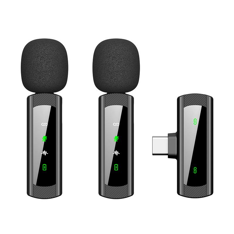 J4 Wireless Lavalier Microphone: Live Broadcast, Video Shooting, Audio Recording, Noise Reduction.