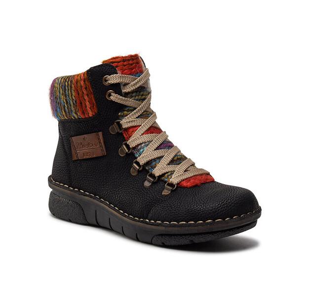 Ботильоны Rieker 73343-00, черные