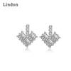 Lindon Copper Alloy Zircon Earrings Drop Earrings For Women Wedding Party Gifts